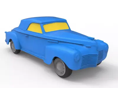 Chrysler 1940 Classic Car 3D print model