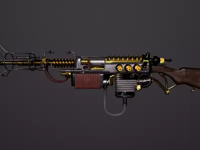 wunderwaffe dg2  Low-poly 3D model