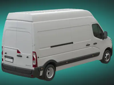 Renault Master 2015 PanelVan L3H3 RWD 3D model