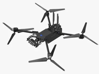 Autonomous Drone Skydio X2 3D model