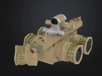 Tactical Night Vision Goggles STL OBJ 3D model