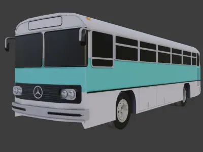 Mercedes Benz Monobloco O-362 Low-poly 3D model