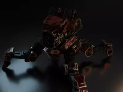 robot 3D model order