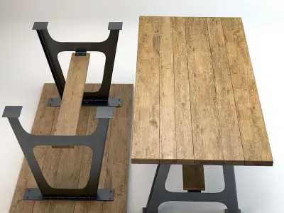 AT-95 M1 Table 3D model