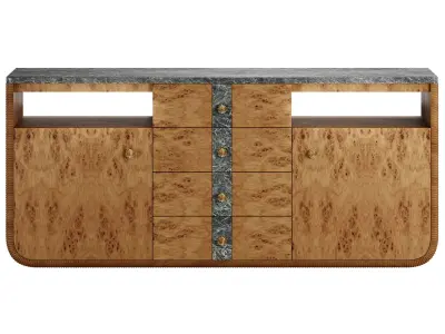 Basil Sideboard by Soho Home 3D model