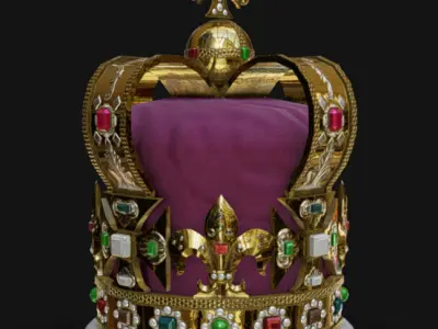 Crown 01 Low-poly 3D model
