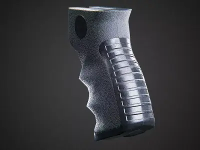 Pistol Grip forward tactical Low-poly 3D model