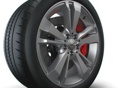 Mercedes Benz OEM wheel 3D model