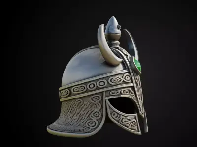 Stylized Persian Helmet - Moonblade 3D print model