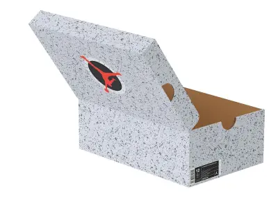 Jordan Box PBR 07 Low-poly 3D model