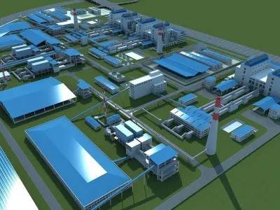 Factory 2 3D model