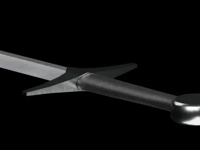 Low poly medieval sword Low-poly 3D model