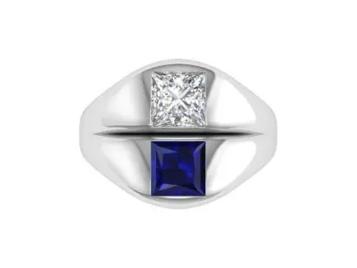 Wedding Ring  3D print model 400