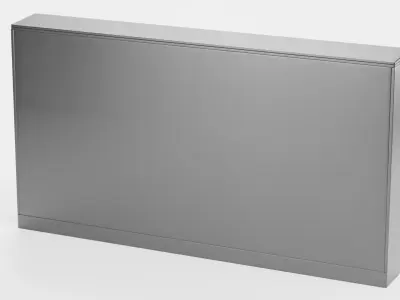 Parcel Locker V2 - Automated Package Delivery Station Low-poly 3D model