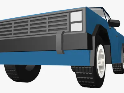 Pickup Truck 3D model purchase