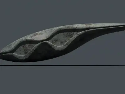 UNMA-2 - Mysterious Hovering Artifact - Unknown Machine 3D model 3D model