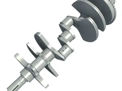 crankshaft 3D model from CGTrader