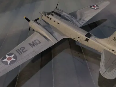 Douglas B-23 Dragon 3D model