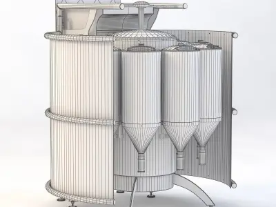 Micro Dosing System 3D model
