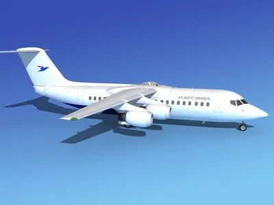 BAe 146-300 Atlantic Air 3D model