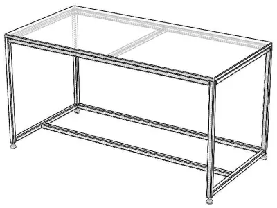 Standard Industrial Workstation 3D model