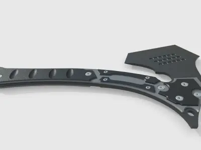 Tactical Axe - Paragon War Party Tactical Tomahawk Low-poly 3D model