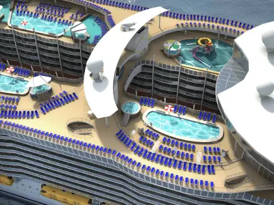 Harmony Of The Seas 3D model