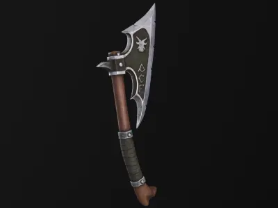 Axe Ironjaw Low-poly 3D model