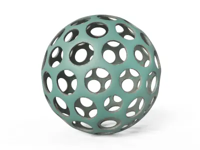 Sphere with holes 3D model