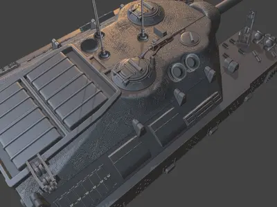 Tanks T95 USA 3D print model