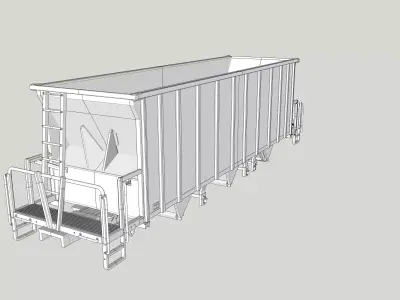 Dura-Max Hopper HO O N Scales 3D print model