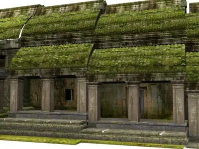 buddha temple collection 3D model