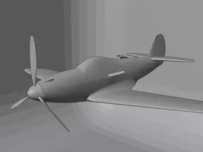Bell P-39 Airacobra Free 3D print model purchase