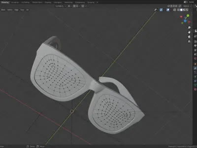 The sunglasses 3d model 3D model
