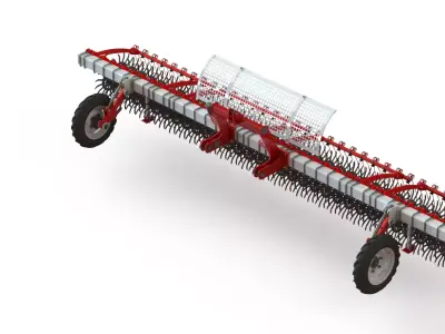 WG 0003 - Rotary harrow 600 3D model