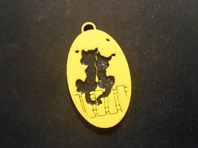 Pendants teddy bear Free 3D print model
