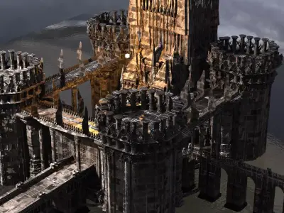 Sir Kay Kastle fortress 1 3D model