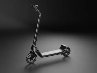 Electric Scooter 3D model purchase