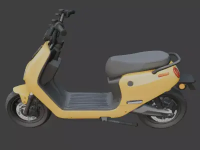 Stylized Electric Scooter 3D Model 3D model buy
