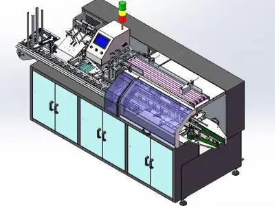 Automatic high-speed cartoning machine  3D model
