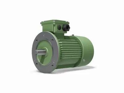90L B5 IEC electric motor - 3D CAD model 3D model