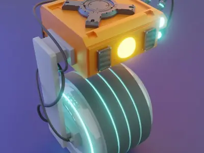 Robot BB-009 Free 3D model