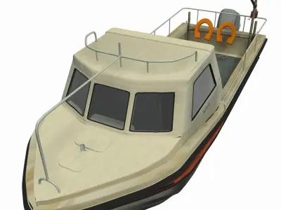Leeward Boat 3D model