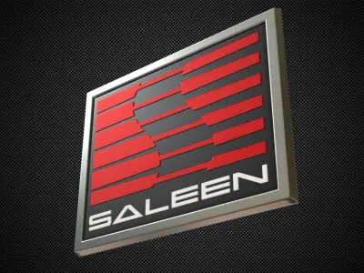 saleen logo 3D model