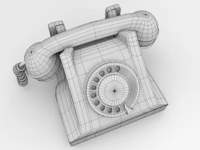 Rotary Phone 3D model
