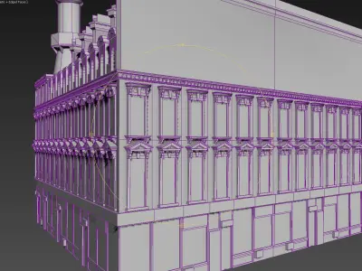 Classical Style Building 3D model