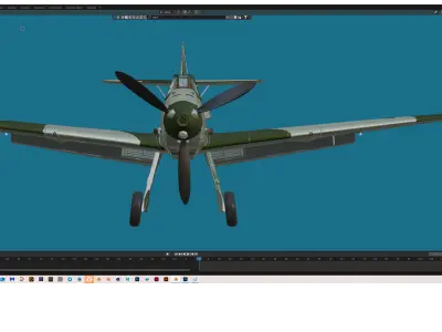 Me-109E Free 3D model
