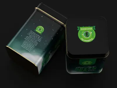 Tea Canister Packaging 3D model