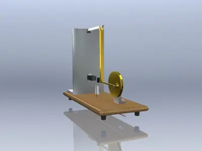 Thermo Magnetic Motor Free 3D model