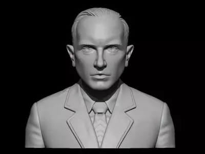 Stepan Bandera Bust 3D print model